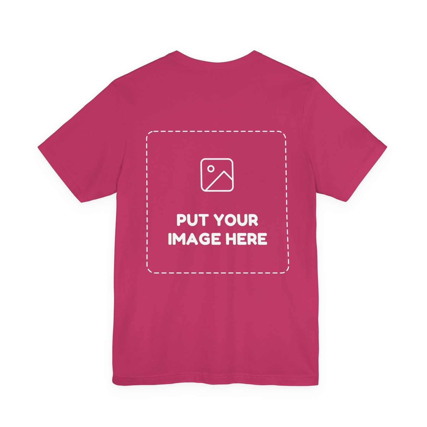 Custom Design Dark Shade Tee — "Add Your Own Text & Image" (Choose your colour and size first!)