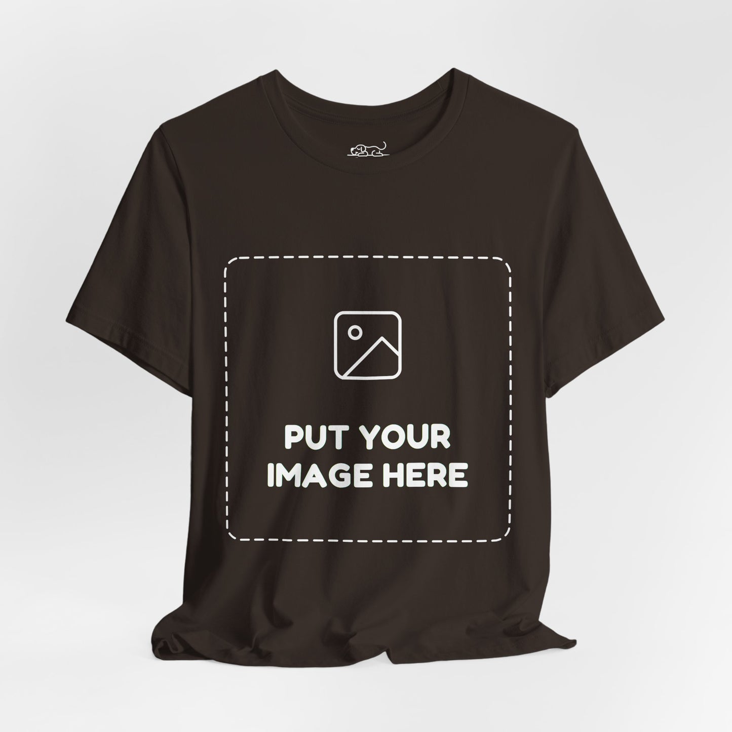 Custom Design Dark Shade T - Shirt — "Add Your Own Image" (Choose your colour and size first)
