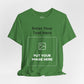 Custom Design Dark Shade Tee — "Add Your Own Text & Image" (Choose your colour and size first!)