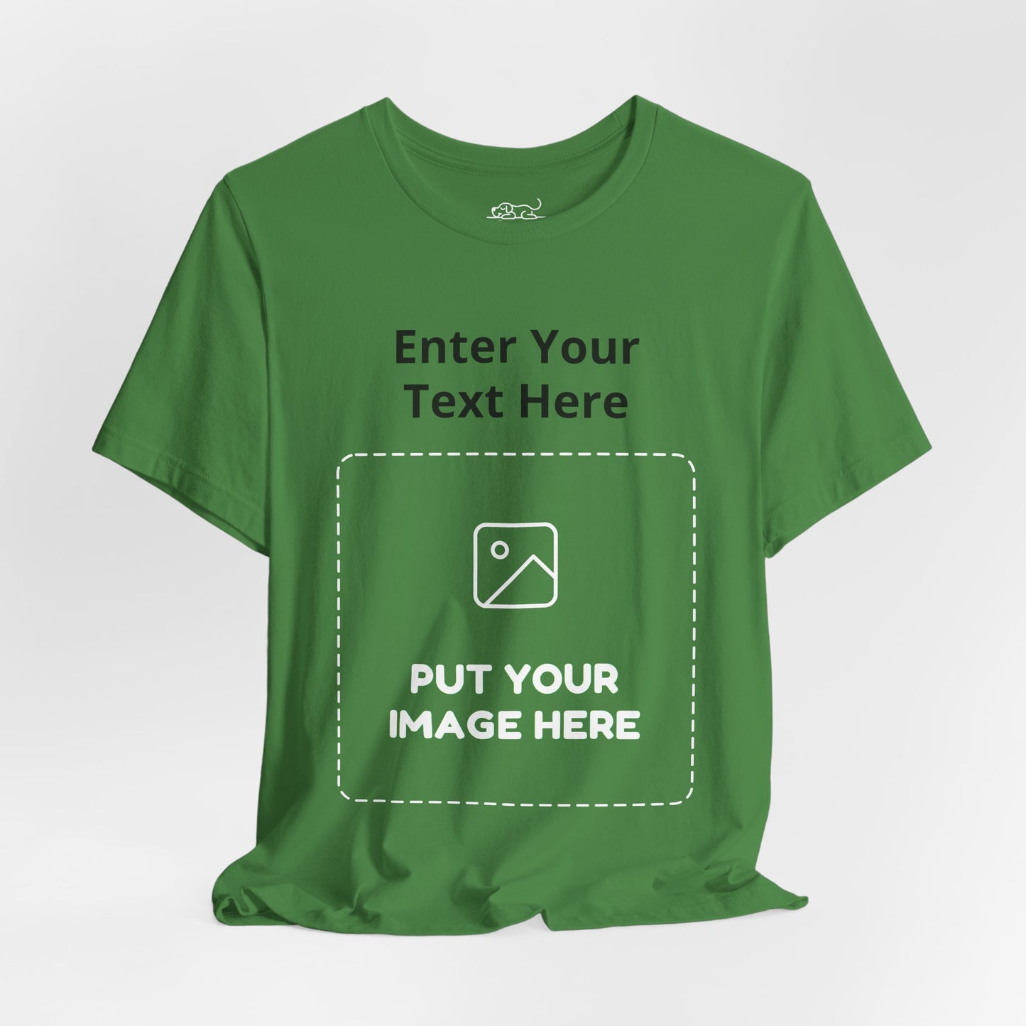 Custom Design Dark Shade Tee — "Add Your Own Text & Image" (Choose your colour and size first!)