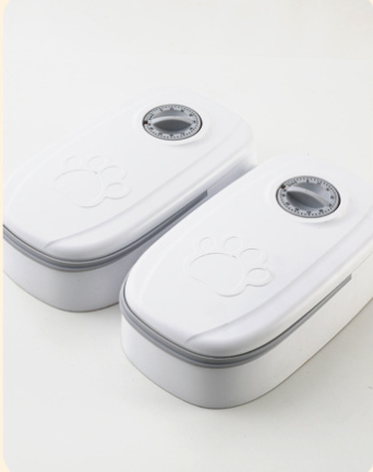 Amazing Double Automatic Dog Food Dispenser with built in Timer - Waggy Doggy Deals