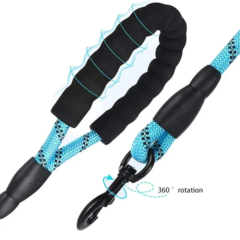 Super Strong Reflective Rope Leash - Waggy Doggy Deals