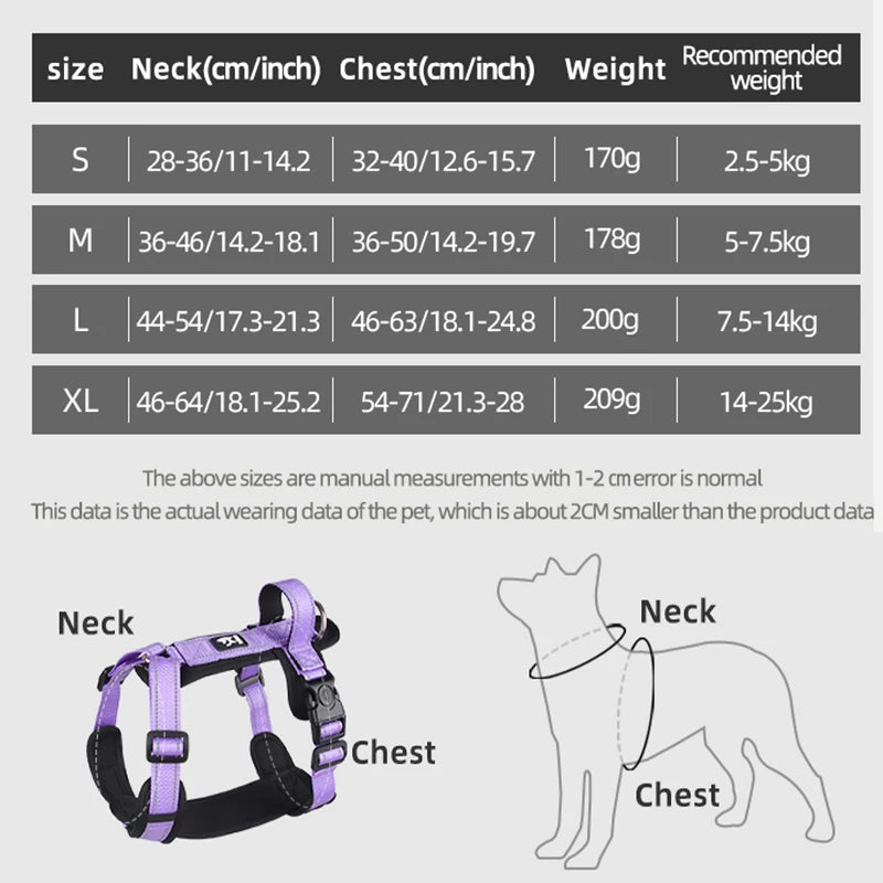 Super Strong Dog Harness with Reflective Material - Waggy Doggy Deals