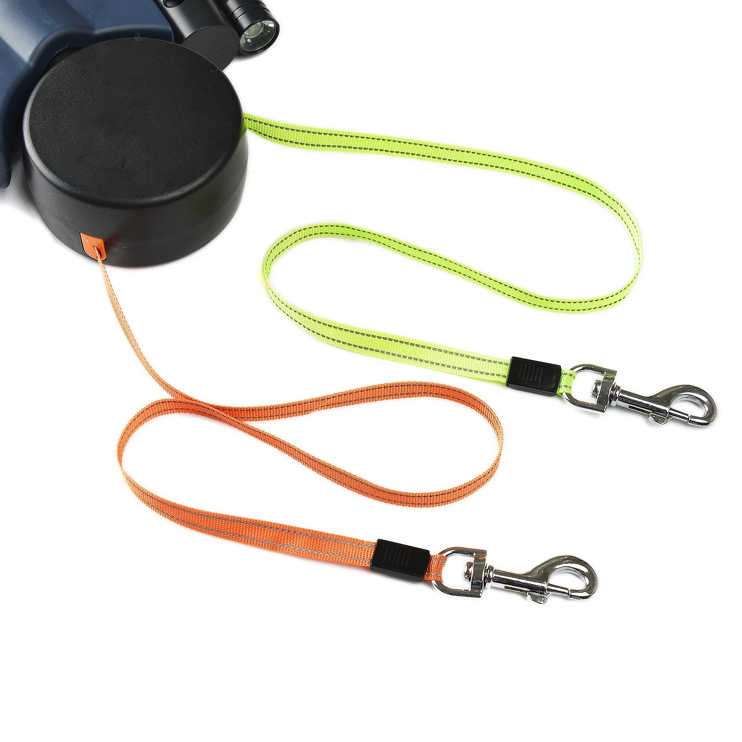 Impressive 2 Dog walker Retractable Dog Leash with Torch Attachment - Waggy Doggy Deals