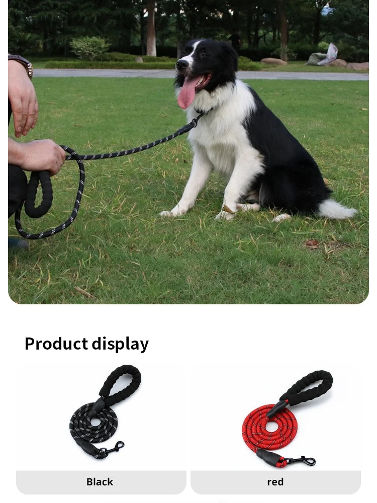 Super Strong Reflective Rope Leash - Waggy Doggy Deals