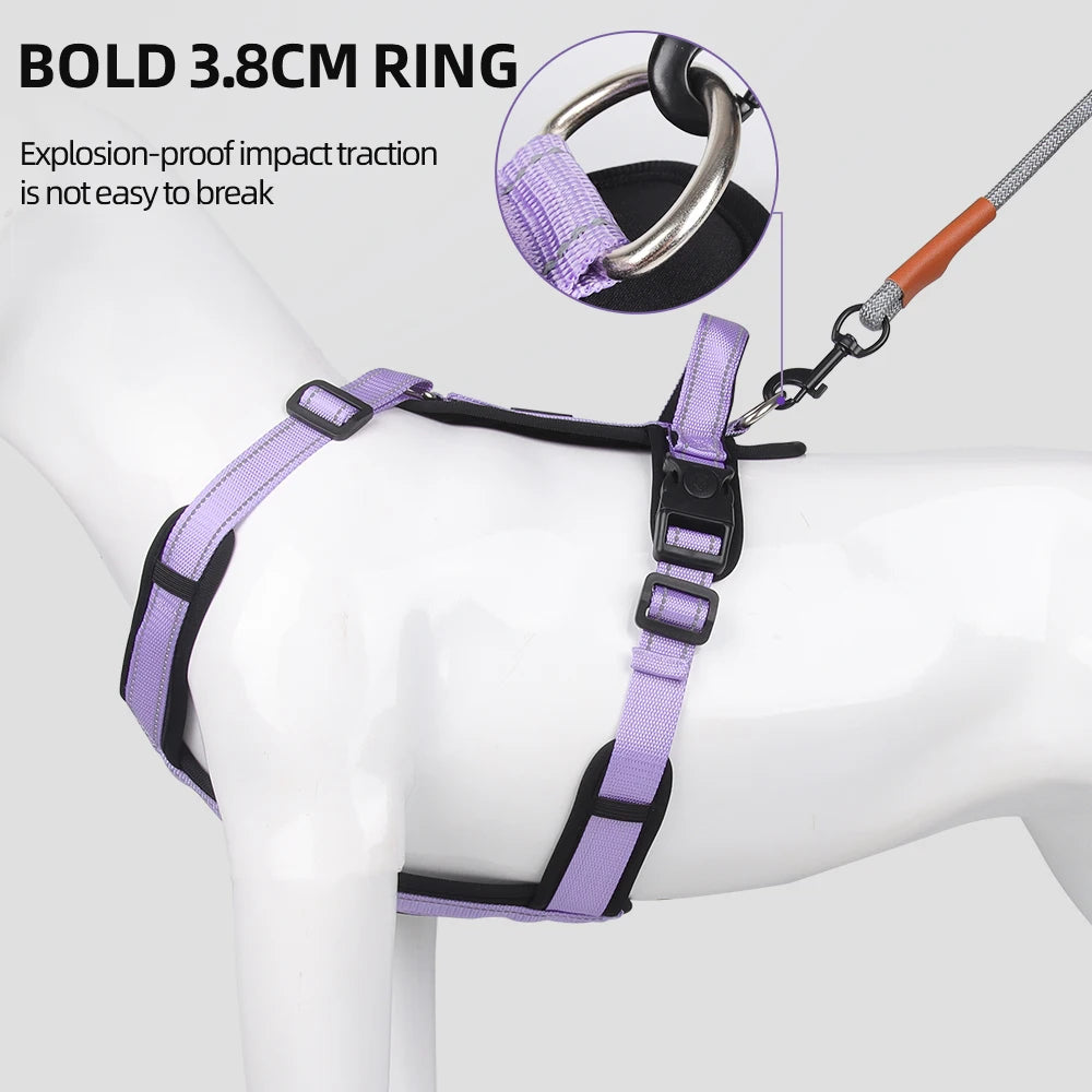 Super Strong Dog Harness with Reflective Material - Waggy Doggy Deals